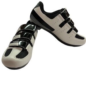 Muddyfox RBS 100 Junior Cycling Shoes Black/Grey Size 4.5 Youth EUC